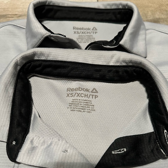 Reebok Gray Performance Polo Shirt - Picture 2 of 2